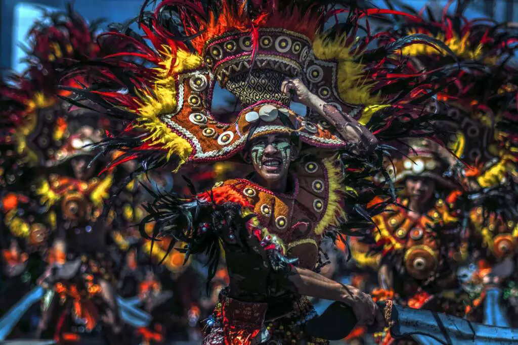 Photo of street dancing at Dinagyang Festival, Philippine Festivals in JANUARY