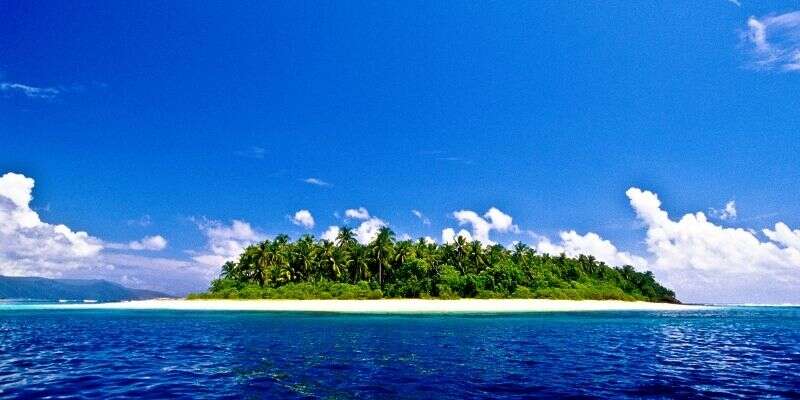 Photo of white sand beach in Dinagat Islands , Mindanao Tourist Spots