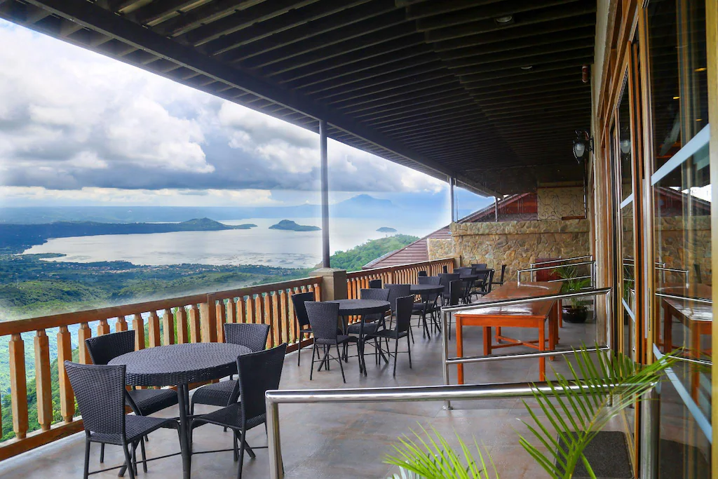 Photo of Alta D' Tagaytay balcony overlooking taal lake | Cheap hotels in tagaytay