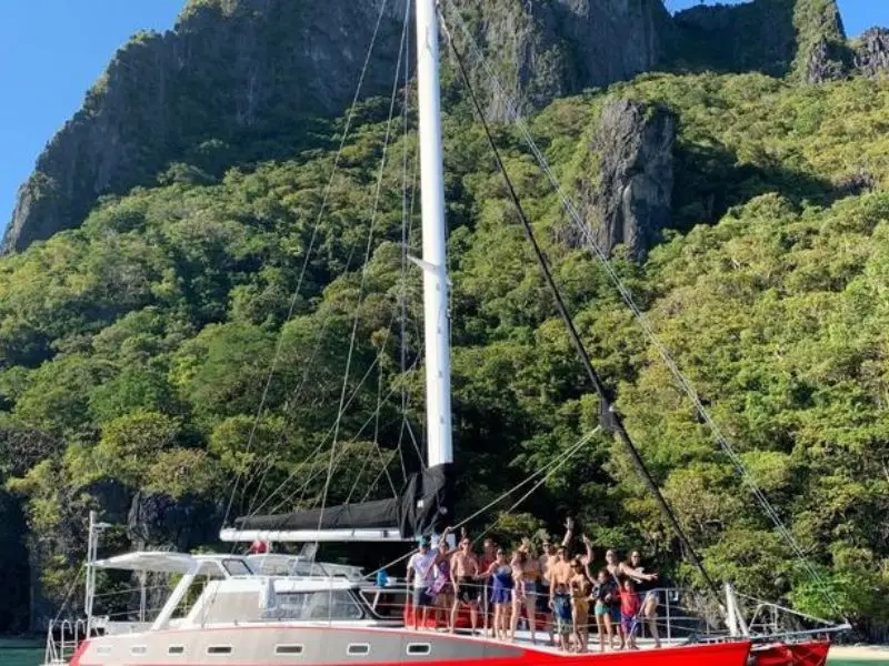 Photo of El Nido Tours in a Luxury Catamaran