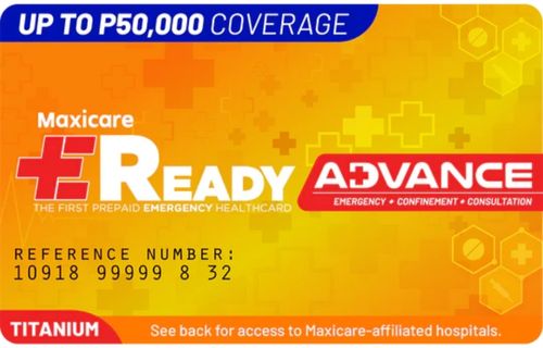 Photo of MAXICARE EReady Advance Titanium Insurance Prepaid Card