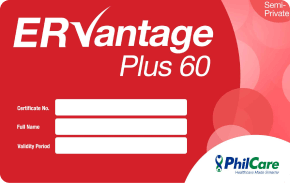 Photo of PHILCARE ER Vantage Plus 60 for Adults Insurance Prepaid Card