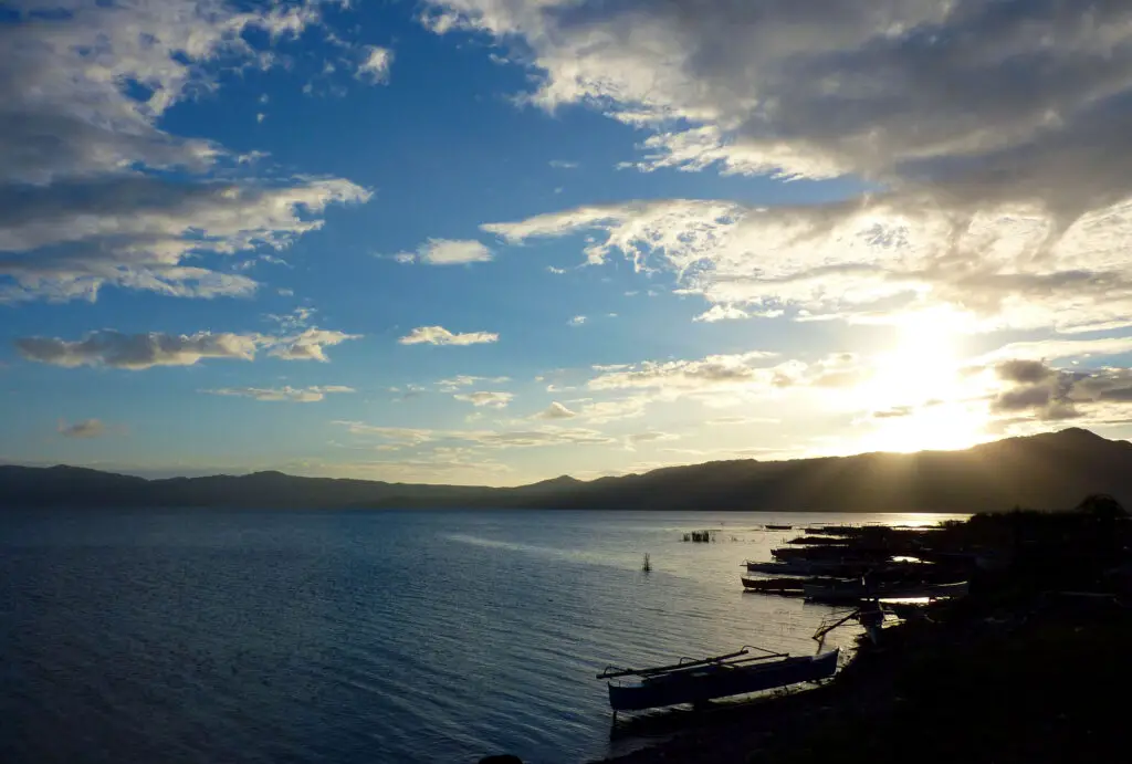 Photo of Sunset at Lake Mainit