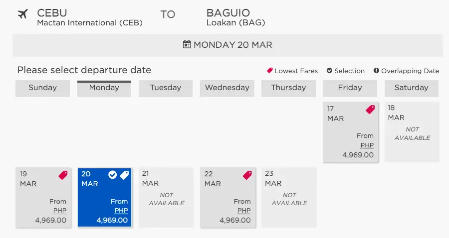 Photo of Cebu-Baguio Flights Air Ticket Price