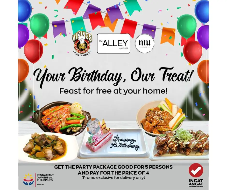 Photo of BIRTHDAY DELIVERY PROMO at The Alley by Vikings