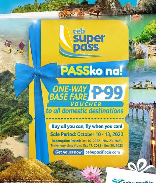 CEB SUPER PASS PASKO NA PROMO OCT-NOV 2022!