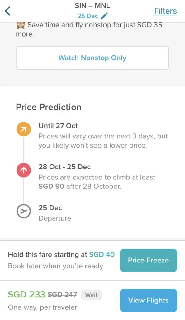 Hopper's Price Prediction
