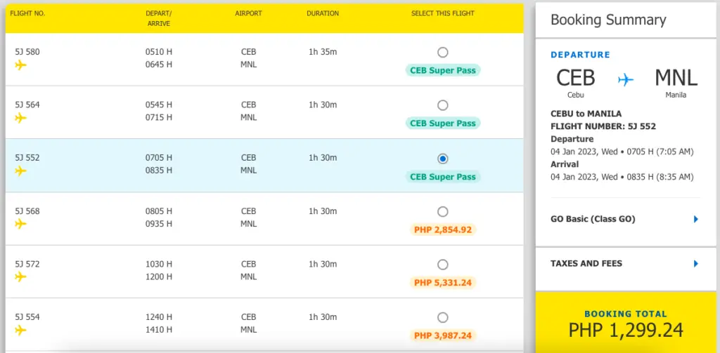 Instruction how to Redeem Ceb Super Pass