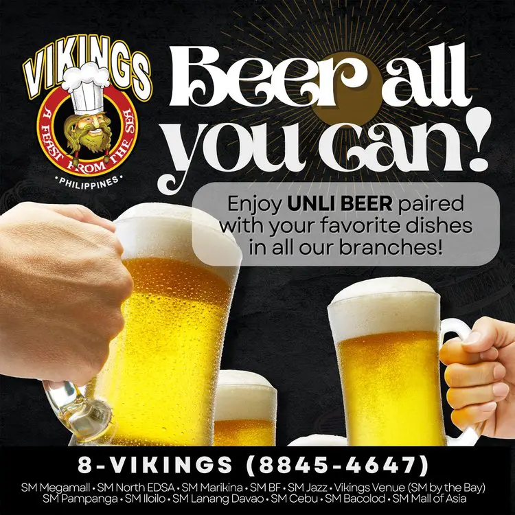 Vikings Cebu Promo: Beer All You Can! at Vikings Cebu