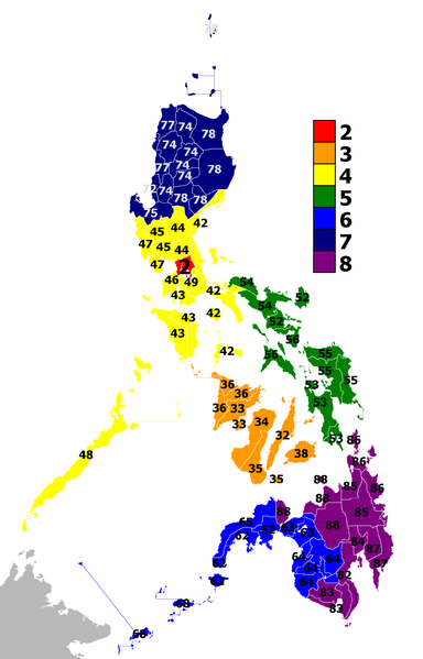 Map of the Philippines with Phone Area Codes | CEBU ZIP Codes, Area Codes & How To Use Them