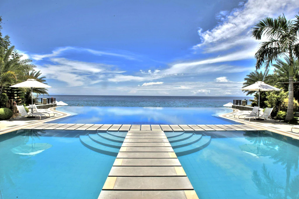 A stunning view of Acuatico Beach Resort & Hotel, a luxurious beachfront property in the Philippines , Best Beach Resort in Batangas