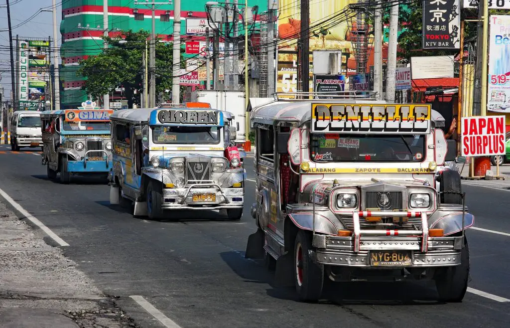 Colorful Jeepneys in the Philippines - Iconic Transportation in Manila.