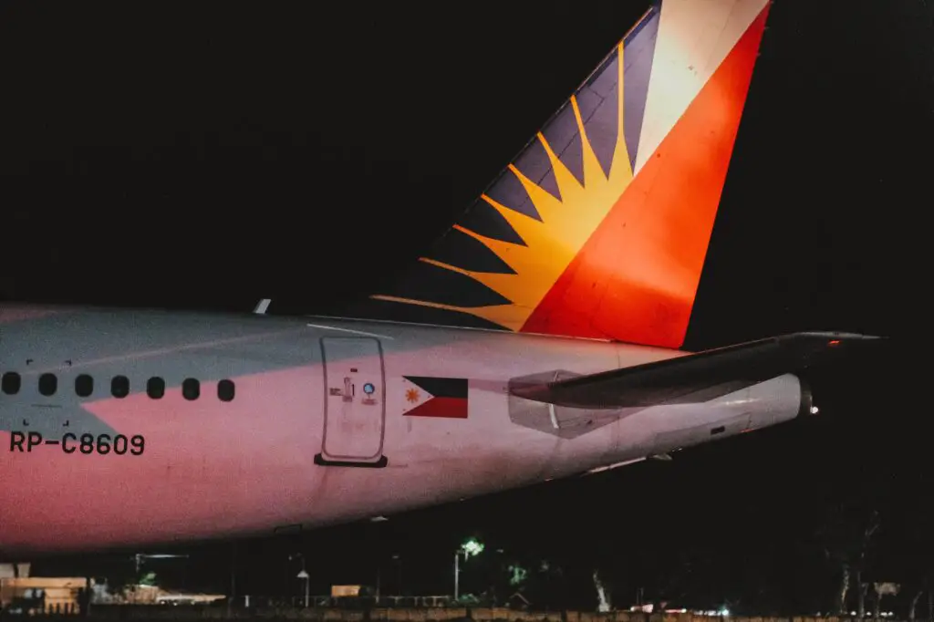 philippine airplane on runway