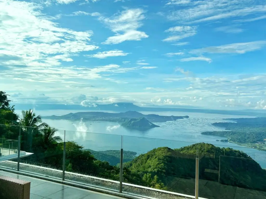 Spectacular View of Taal Volcano from Escala Tagaytay