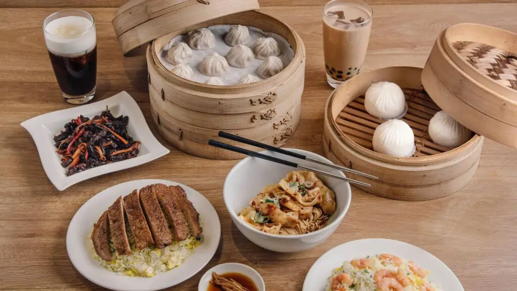 Din Tai Fung Feast on the Table