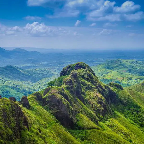 Panoramic view from the summit of Mount Batulao.