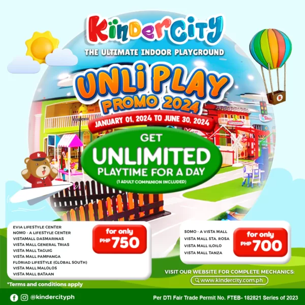 KinderCity Unli Play Promo 2024: Explore the Details!