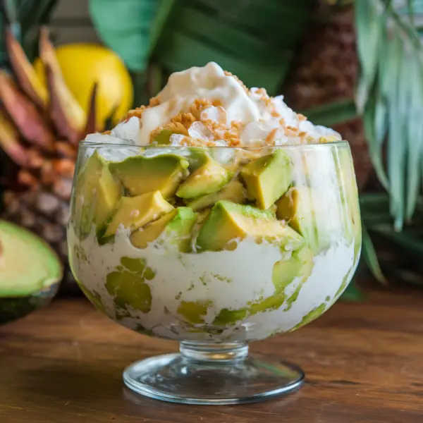 Creamy Avocado and Condensed Milk Dessert: A Tropical Sweet Treat!